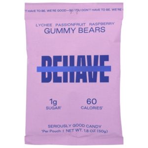 Benehmen Sie sich Lebensmittel inc – Gummibärchen, 50 gm – Packung mit 6