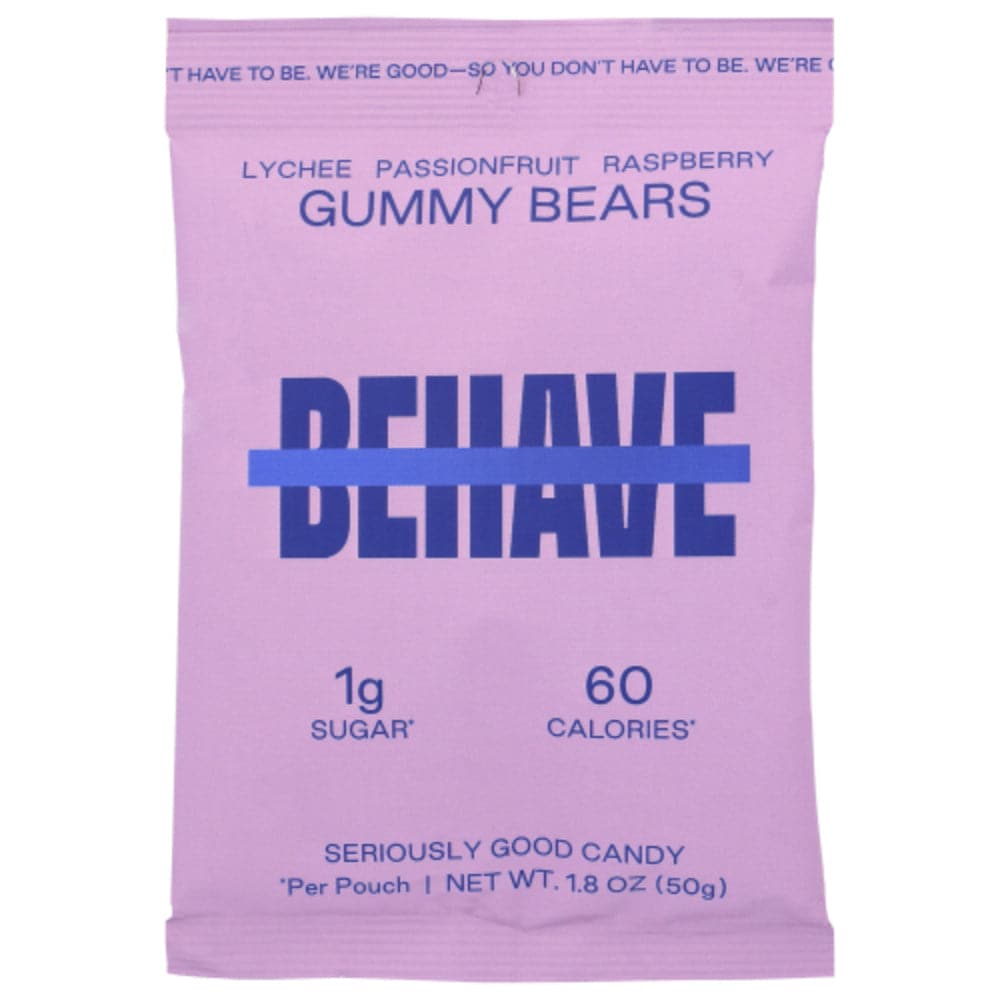 Behave Foods Inc – Gummibärchen, 50 Gm – Packung mit 6 Stück