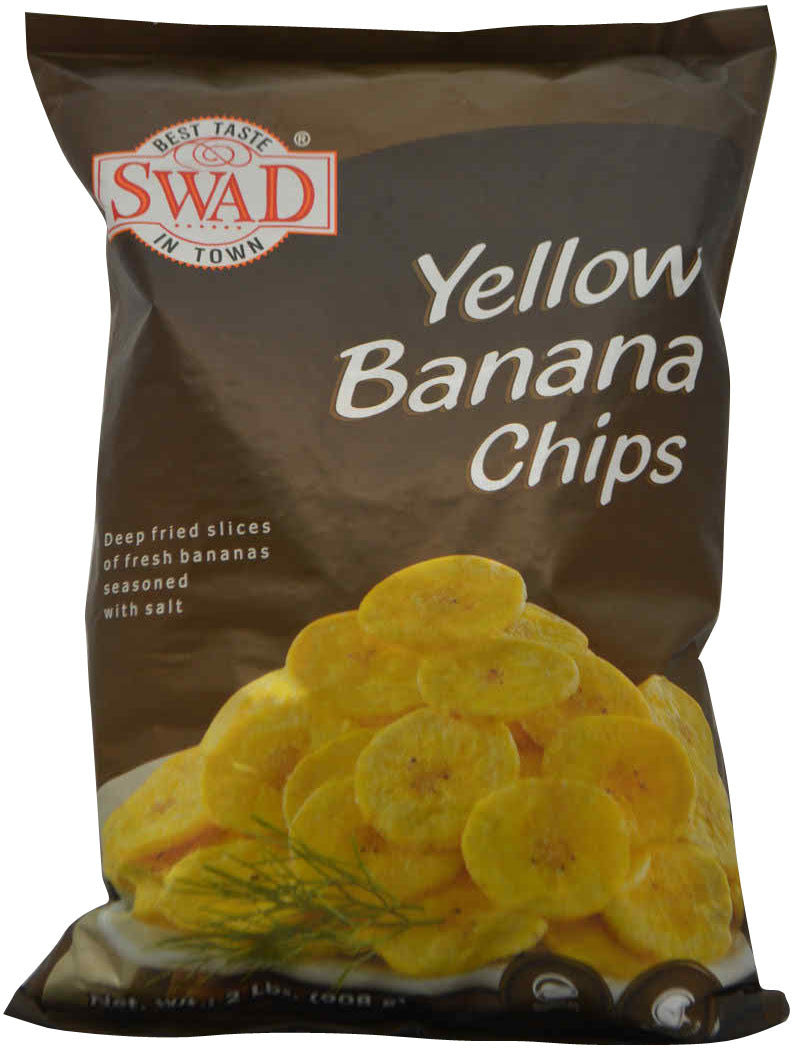 Swad gelbe Bananenchips, (verschiedene Größen verfügbar)