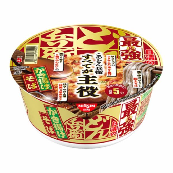 Nissin Saikyou Donbei Kakiage Soba Authentische japanische Nudeln für eine schmackhafte Mahlzeit – Tokyo Snack Land