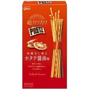 Glico “PRETZ”, Crispy Thin Pretzels, Scallop & Soy Soßengeschmack, – 55g