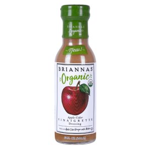 Briannas Bio Apfelwein Vinaigrette Dressing, 10 Unzen (Packung mit 6)