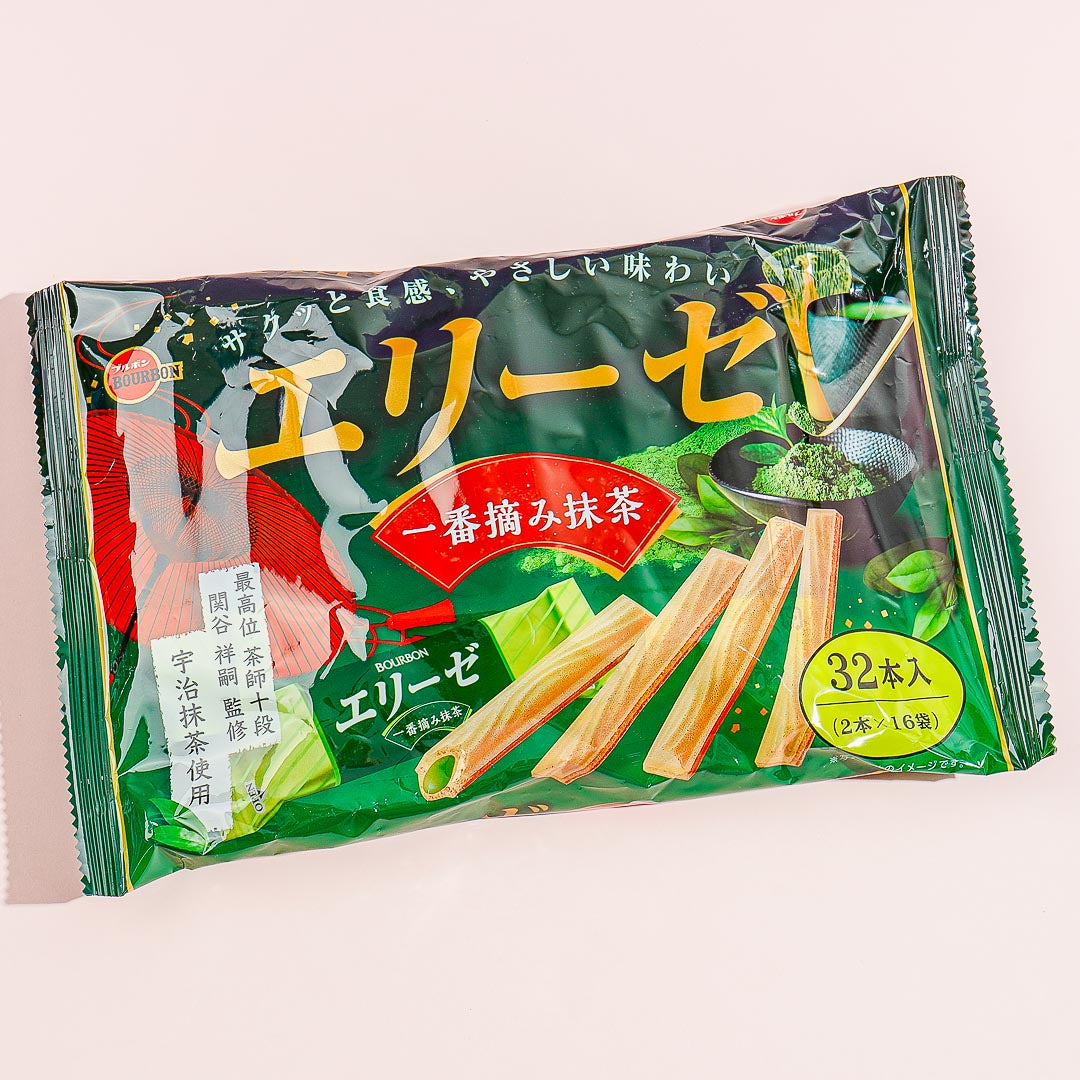 Bourbon Elise Waffel Sticks – Ichiban Picked Matcha