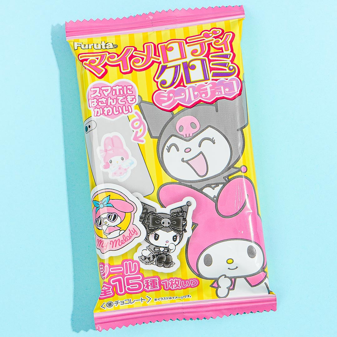 My Melody & Kuromi Seal Schokolade mit Aufkleber
