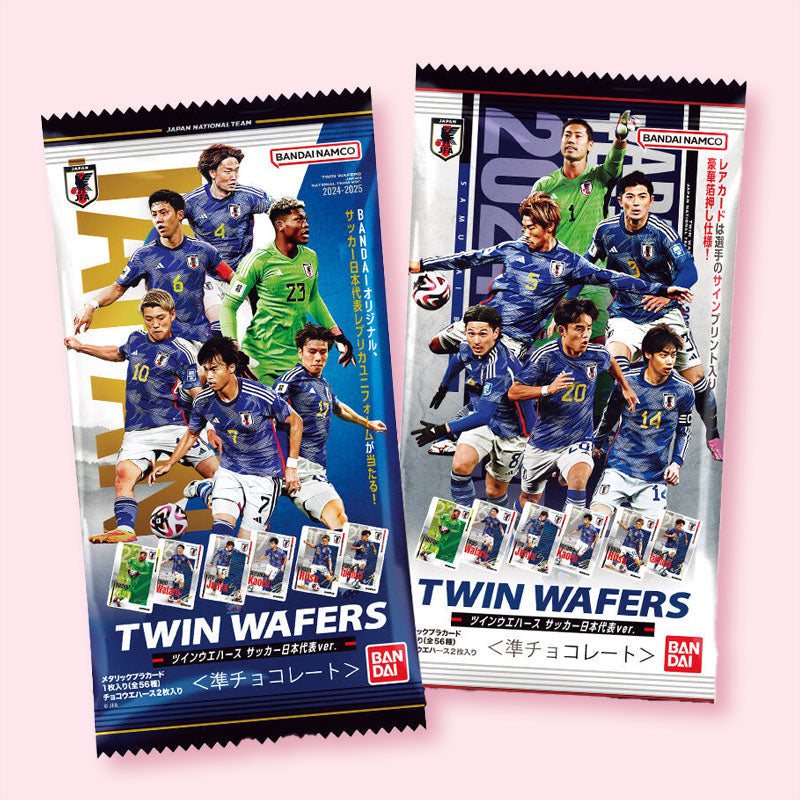 Japan National Soccer Team Twin Waffeln mit Karte