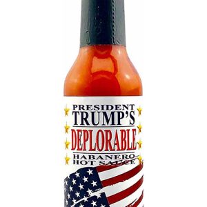President Trump’s DEPLORABLE Habanero scharfe Sauce. – 5oz