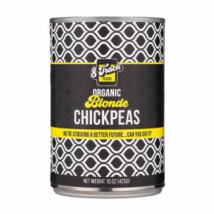8 Track Foods – Bio Blonde Kichererbsen, 15oz