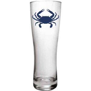 Blaue Krabben Pint GlassB mcvan Designs