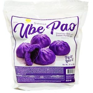 Goldilocks süß ube pao – gedämpfte Brötchen mit süßen lila Yam – 24 Unzen