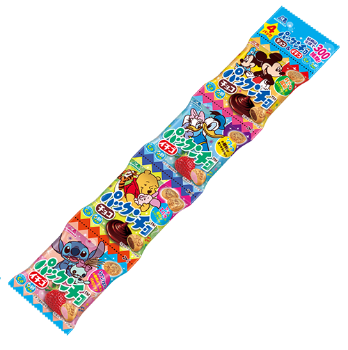 Morinaga 'Pakkuncho' 4er Packung, Disney Charaktere, 60g