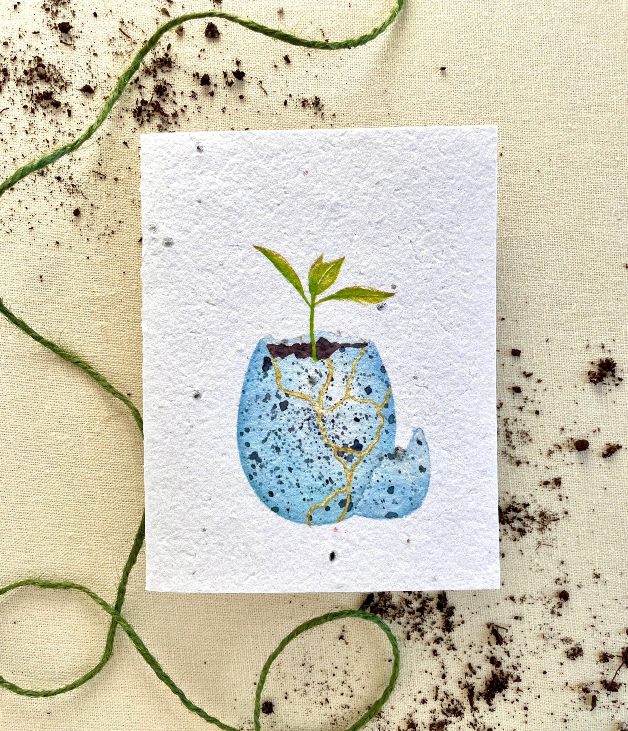 Notizen von Eden Seed Cards – Schönheit von Ashes Plantable Wellness Mischung Se