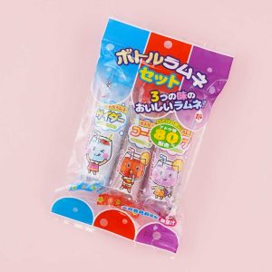 Yaokin Flasche Ramune Süßigkeiten Set – 3 Stück