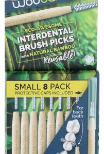 Woobamboo Dentalpick klein 1 ea – Packung mit 10 Stück