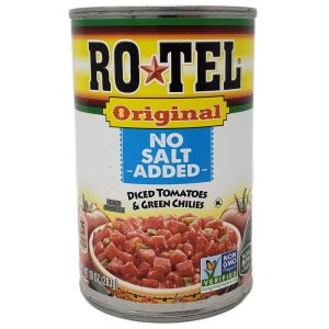 Ro-Tel No Salz zugesetzte Tomaten und grüne Chilis – 10 Unzen.