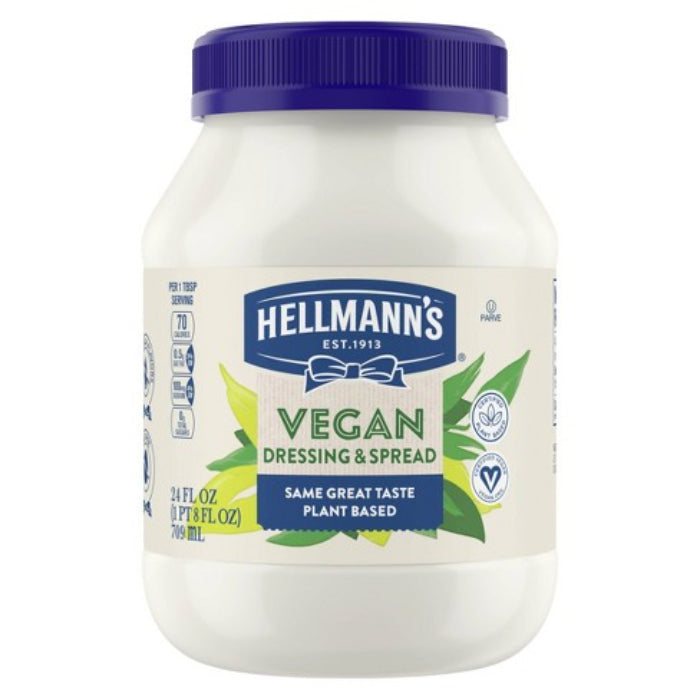 HELLMANNS – MAYONNAISE VEGAN 24 OZ – Packung mit 6 Stück