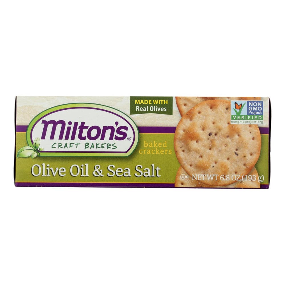 Milton’s – Olivenöl Meersalz Cracker, 6,8 oz