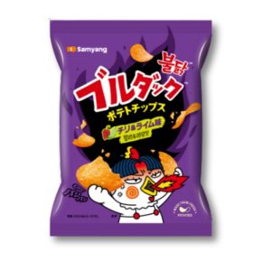 Samyang Buldak würzige Kartoffelchips – Habanero & Limettengeschmack