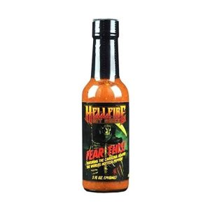 Hellfire heißer Sauce Angst diese scharfe Sauce