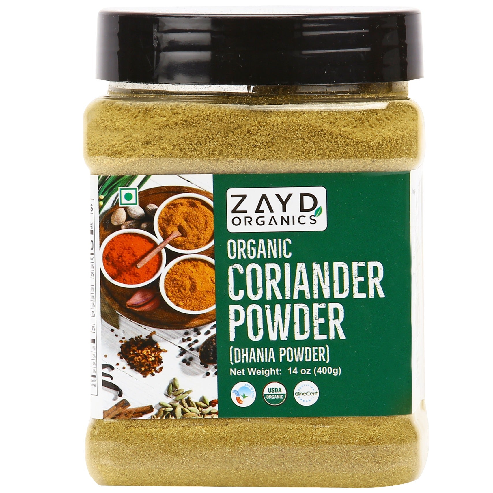 Zayd Bio Koriander Pulver 14oz, USDA Bio-zertifiziert