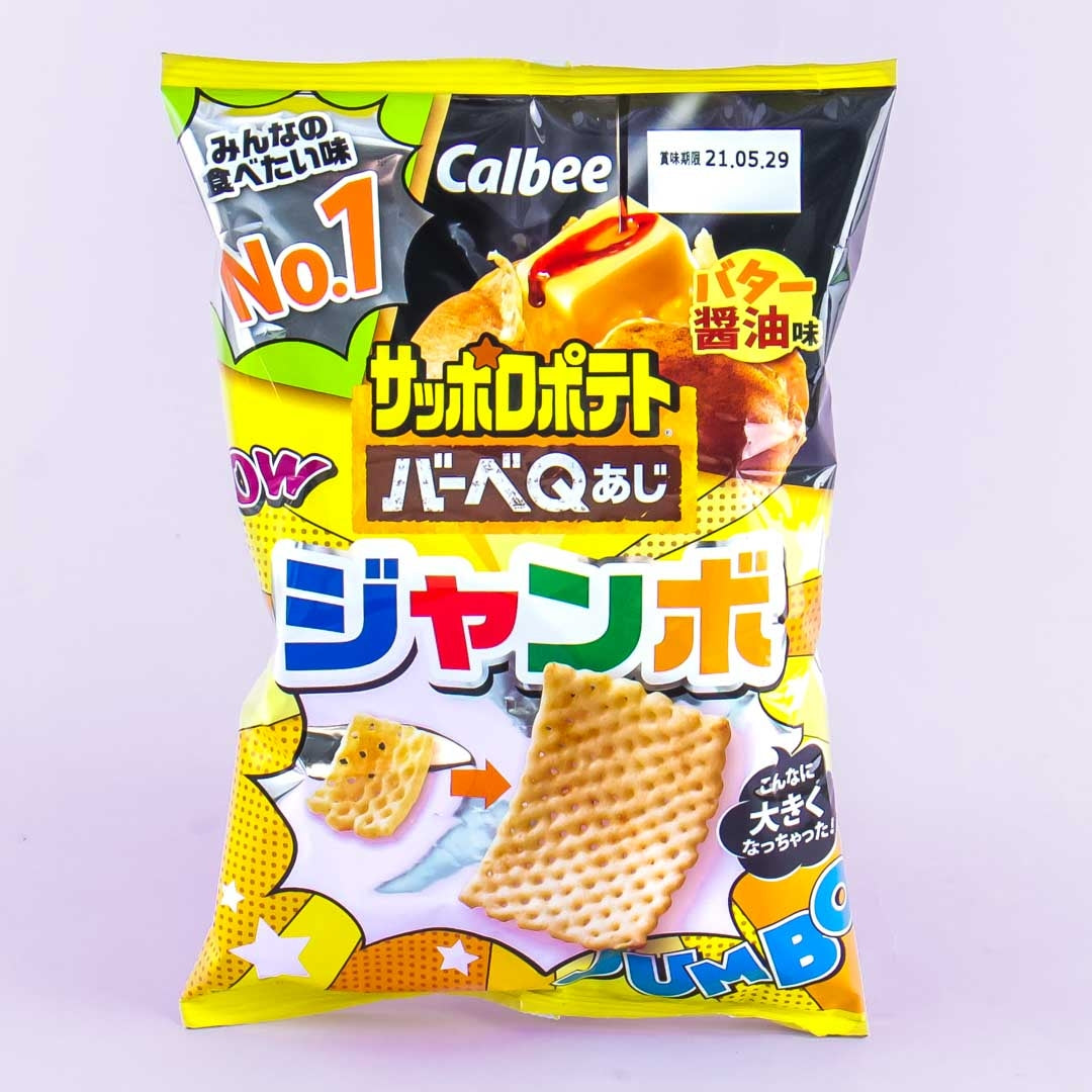 Calbee Sapporo Jumbo Kartoffel Snacks – Butter Sojasauce