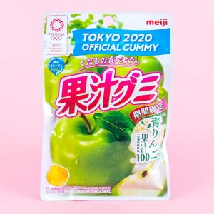 Meiji Kajyu Fruit Fruchtgummis grüner Apfel
