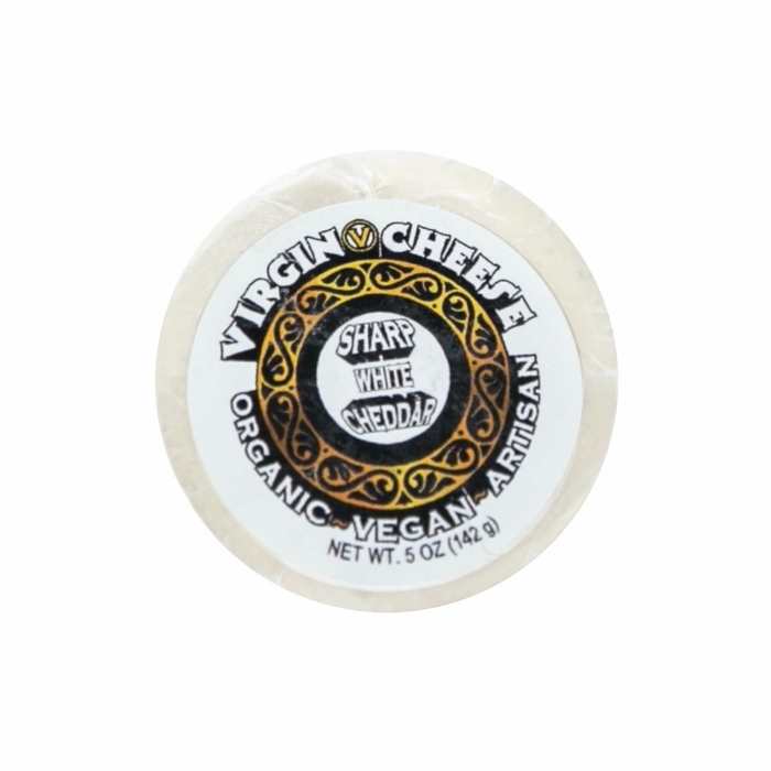 Virgin Käse – Bio Vegan Artisan Scharf Weiß Cheddar Käse, 5oz