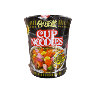 Nissin Cup Nudeln Schwarzer Pfeffer Krabben Geschmack