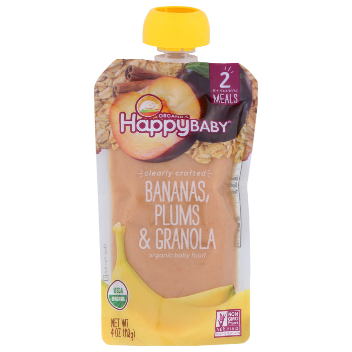 Glückliches Baby – Granola Banane & Pflaumen 4 Oz – 16er Packung