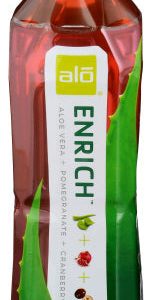 Alo – Aloe Granatapfel Cranberry, 16,9 Unzen Packung mit 12
