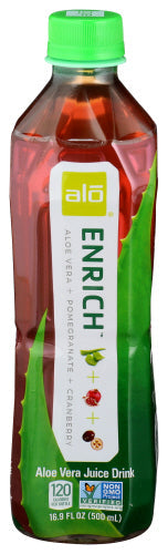 Alo – Aloe Granatapfel Cranberry, 16,9 oz – Packung mit 12 Stück