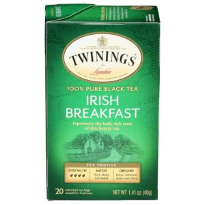 Twinings Irish Frühstück Tee, 20 Säcke, Packung mit 6
