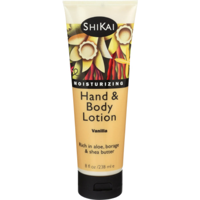 Shikai Lotion, Hand & Körper Vanille, 8 Oz – Packung mit 3