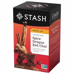 Stash entkoffeiniert chai roter Gewürztee, 18 Beutel Packung mit 6