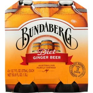 bundaberg – Ingwer Bierdiät Soda 4 Packung 1,5 ltr (Packung mit 6)