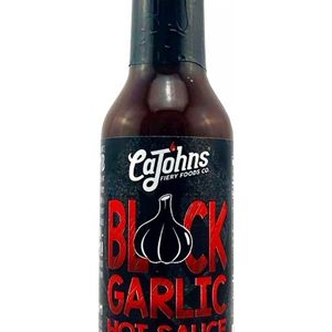 CaJohn’s schwarze Knoblauch scharfe Sauce, . – 5oz