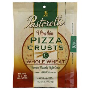 Pastorelli Crust Pizza weiße, dünne 8,75 Unzen – Packung mit 10 – 7In / 5Ct