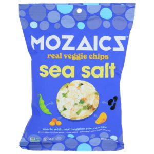 Mozaics – Sea Salz echte Gemüsechips, 3,5 Unzen – Packung mit 6