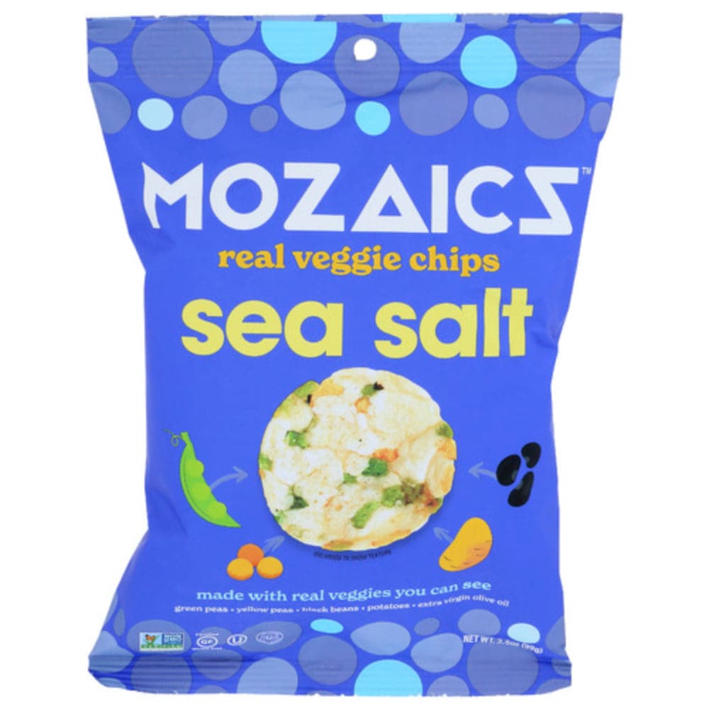 Mozaics – Meersalz echte vegetarische Chips, 3,5 Oz – 6er Packung