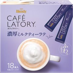 Ajinomoto, Cafe Latory, Tee mit Milch, 18 Stäbchen in 1 Box
