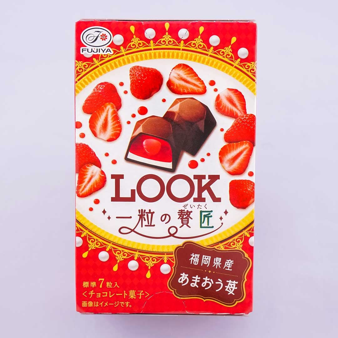 Look One Luxusschokolade – Amaou Erdbeere