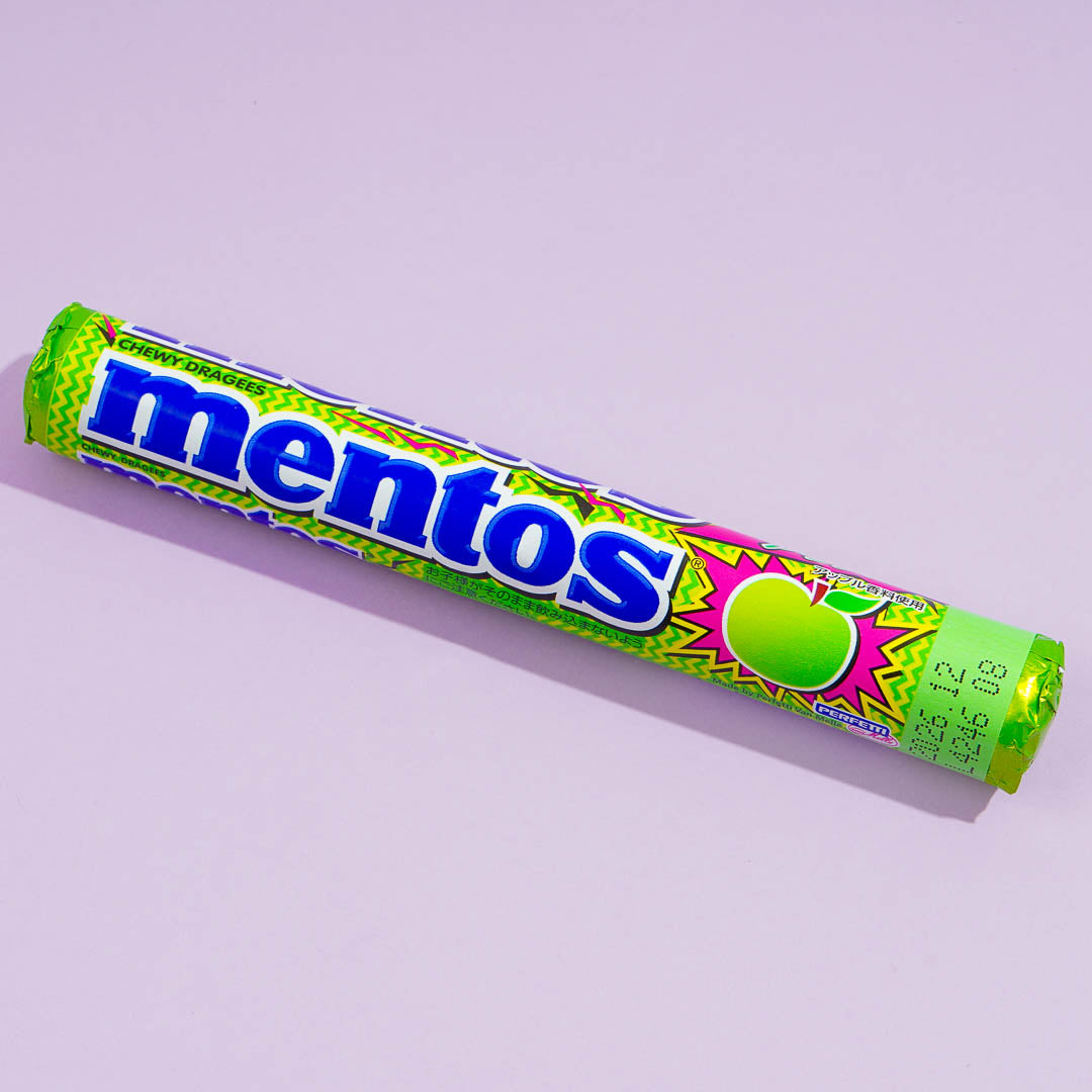 Mentos Weich zum Kauen Süßigkeiten für sauer Apfel