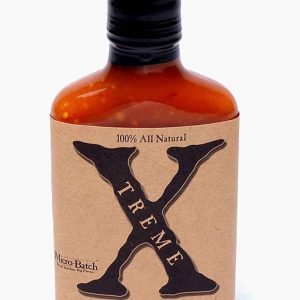 scharfe Sauce xtreme 100% alle natürlichen Mikrocharge 7,5 Unzen großen Kolben Hitze 8