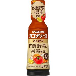 Kagome Low-Natrium-Additiv freie Bio-Tonkatsu-Sauce – 175ml