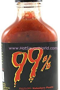 99% Kernschmelze Habanero Paste, 3,75 Unzen.