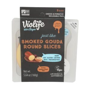 Violife geräucherte Gouda runde Scheiben, 5,64 Unzen