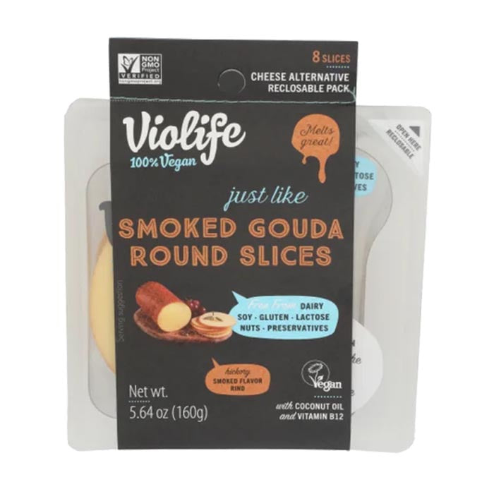 Violife – Geräucherte Gouda Runde Scheiben, 5,64 oz