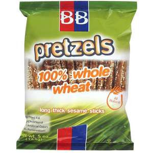 Beigel Beigel 100% Vollkorn Brezeln Sticks Sesam, Fall von 24 x 5 oz
