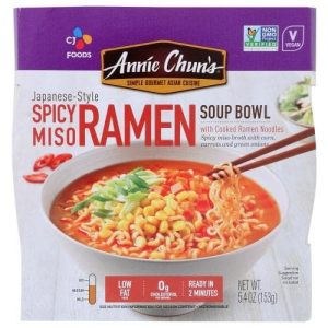 Annie Chun's scharf Miso Ramen Bowl - Savory Suppe für jede Mahlzeit