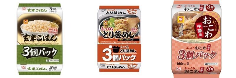 Maruchan, Gekochter Reis, 3 Packungen