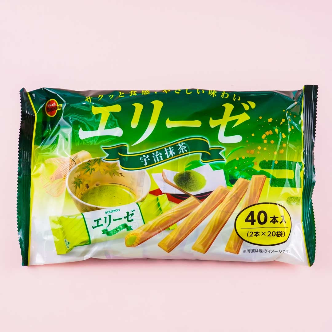 Bourbon Elise Waffel Sticks – Uji Matcha